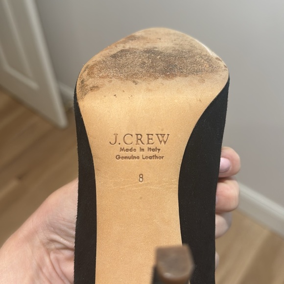 J. Crew Elegant Black Heels with Bow Accent - Picture 6 of 6